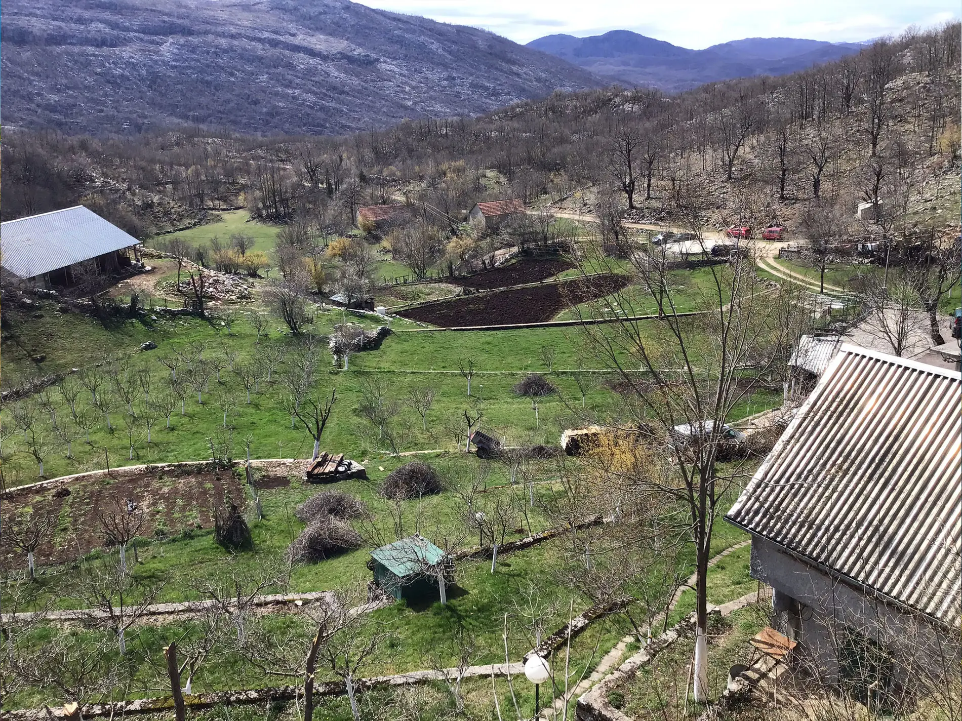 Bauernhof von Svetozar und Milena Batrićević in der Nähe von Nikšić, Montenegro